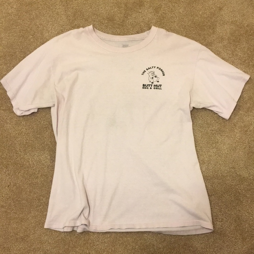 Pink salty porker tee